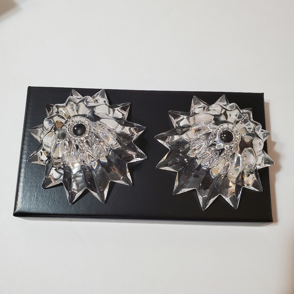 Bella Lux 24% Fine Lead Crystal Candle Stick Holders - Picture 9 of 11